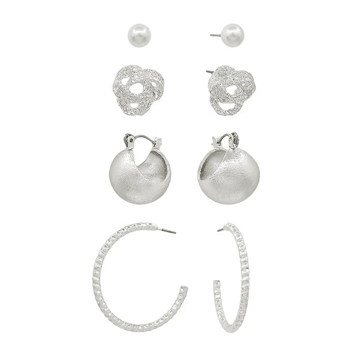 The Ellery Stud Set (Silver)