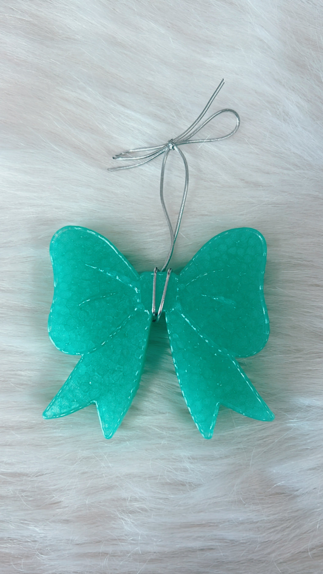 Bow Car Freshie (Teal)
