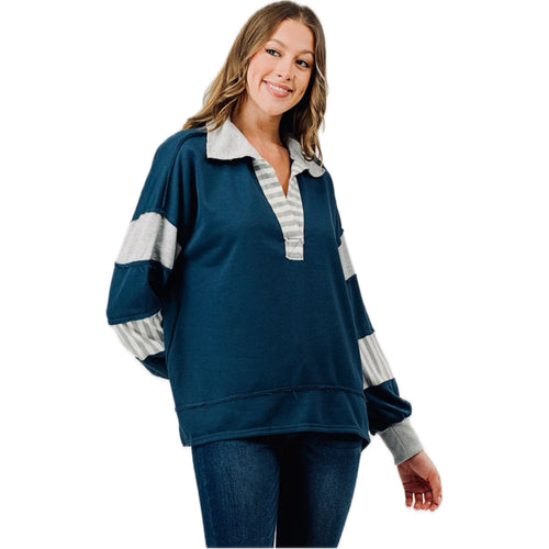 The Brit Polo Top (plus Size)