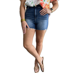 The Kit Denim Short (Dark Wash)