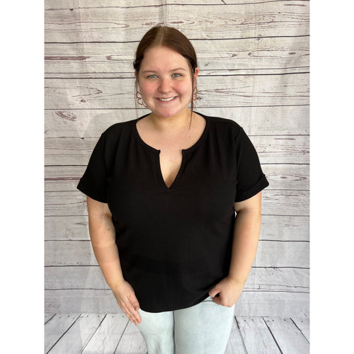 The Henley Top (Plus Size)