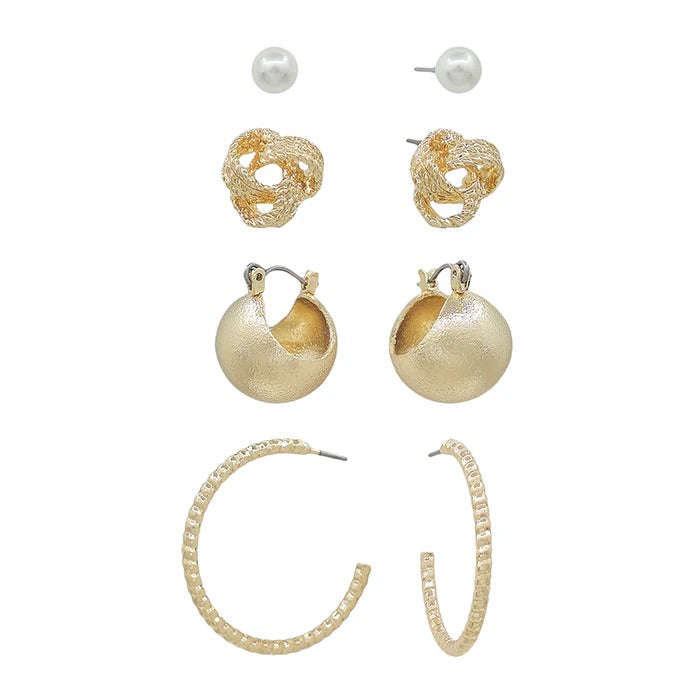 The Ellery Stud Set (Gold)