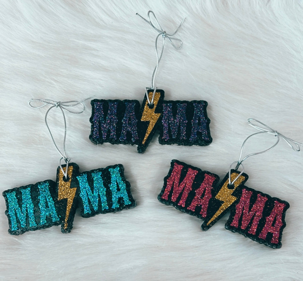 MAMA Glitter Car Freshie