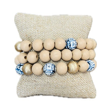 Load image into Gallery viewer, The Cove Wooden Bracelet Set