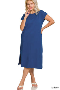 The Iris T-Shirt Dress (Plus Size)