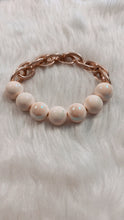 Load image into Gallery viewer, Gold and Metallic Pearl Bracelet