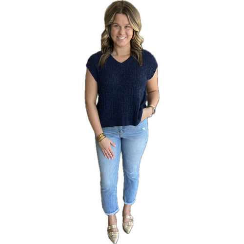 The Gracie Top (Navy)