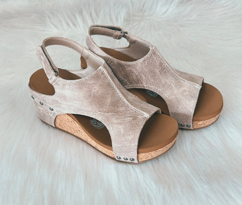 The Isabella Wedge (Cream)