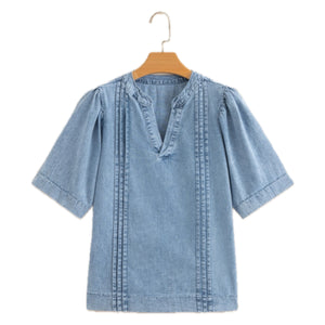 The Rory Denim Top