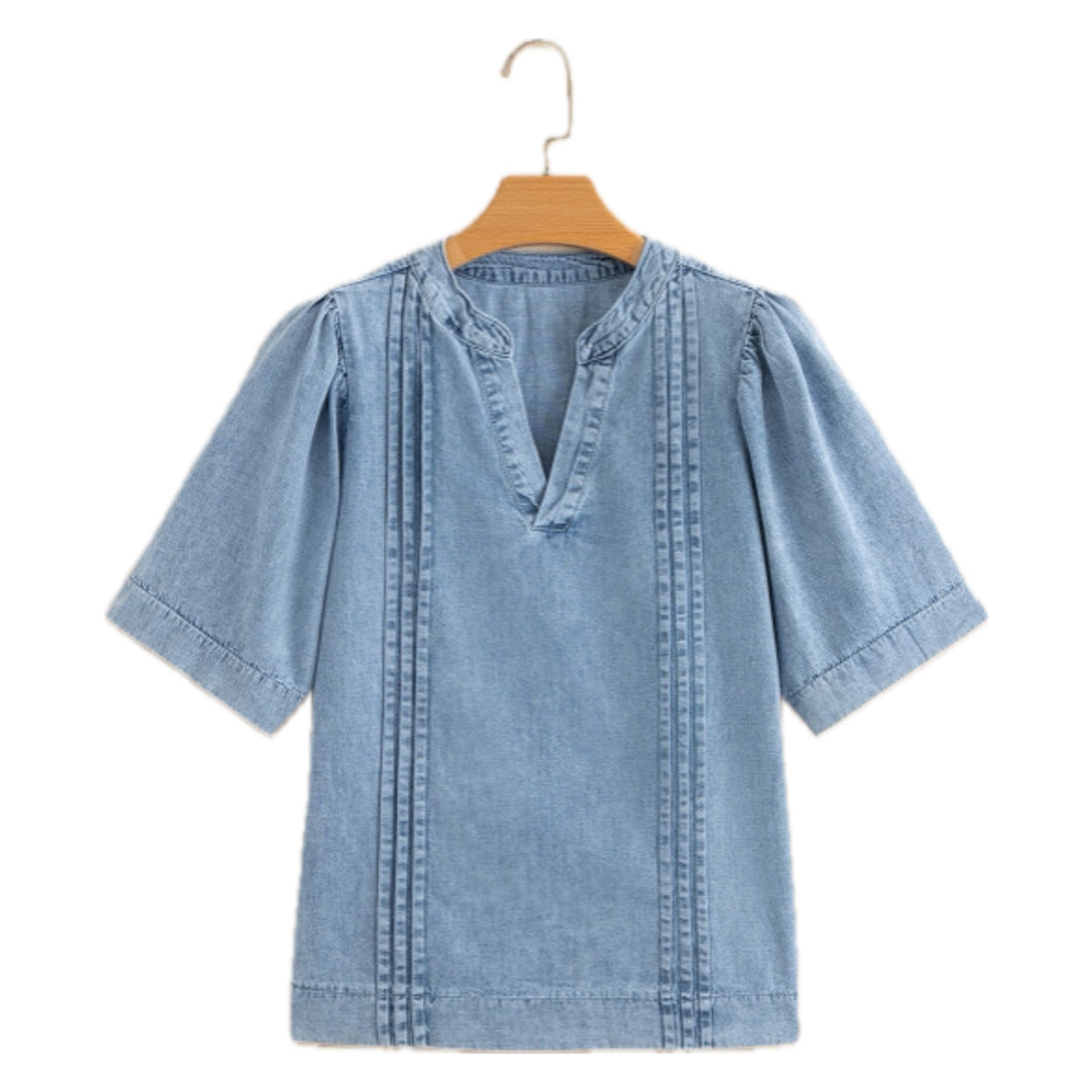 The Rory Denim Top