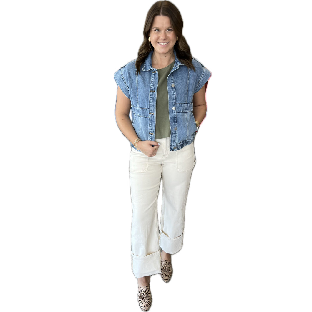 The Nikki Denim Vest