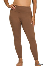Load image into Gallery viewer, Brushed Microfiber Leggings (Plus Size)