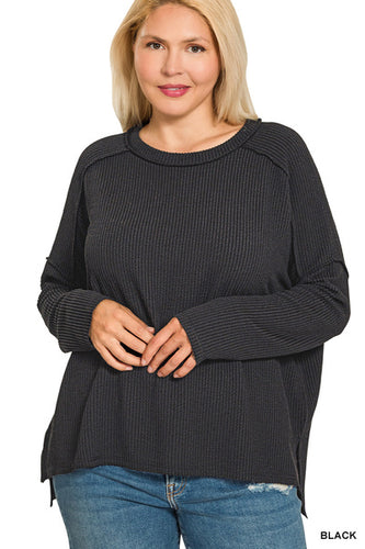 The Jane Long Sleeve Top (Plus Size)