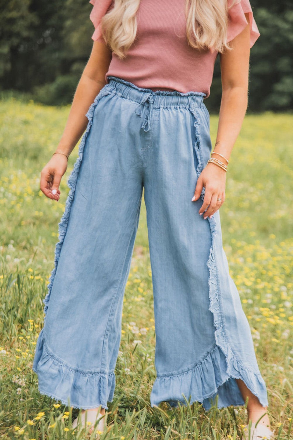 The Mollie Wide Leg Jeans
