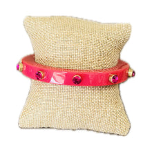 Load image into Gallery viewer, The Renee Resin &amp; Rhinestone Bangle