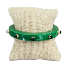 Load image into Gallery viewer, The Renee Resin &amp; Rhinestone Bangle