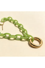 Load image into Gallery viewer, Colorful Resin Chain Necklace with Pendant