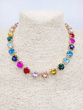 Load image into Gallery viewer, Colored Crystal Necklace