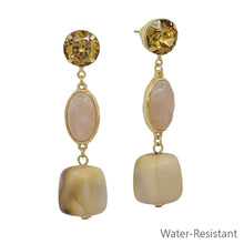 Load image into Gallery viewer, Crystal and Resin Earrings