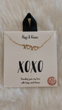 Load image into Gallery viewer, Hugs and Kisses Card Necklace
