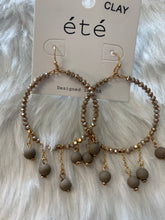 Load image into Gallery viewer, Clay drop earrings