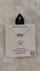 Spirit of True Love Card Necklace