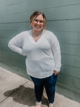 Load image into Gallery viewer, Sally V-neck Long Sleeve Top